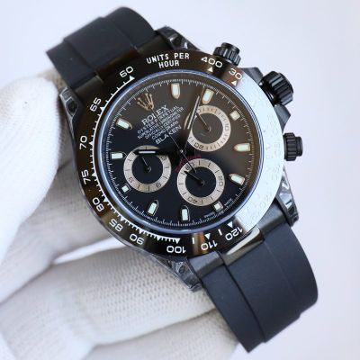 ROLEX Daytona  40MM 7500 Movement Blaken Black Wrist Watch
